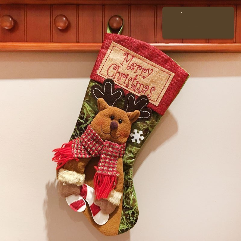 Christmas Stocking Socks Snowman