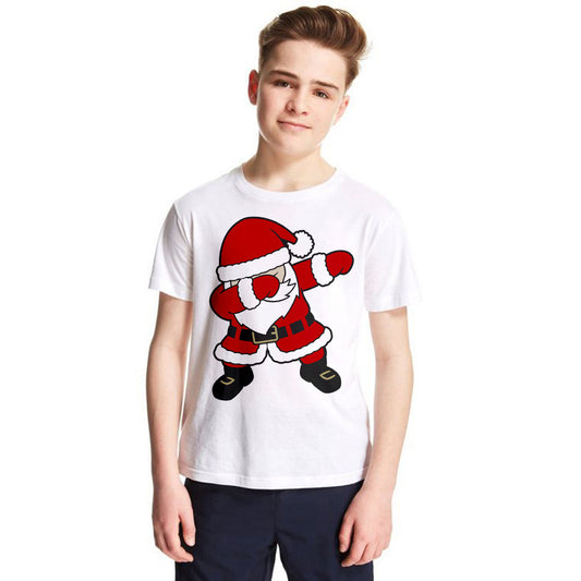 Christmas cartoon children's T-shirt